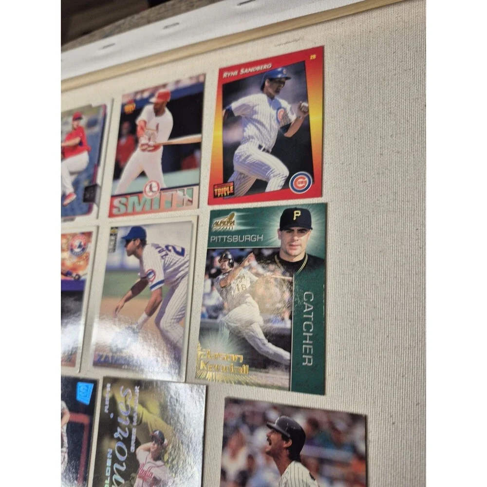 15 Card MLB Baseball Card Lot Gwynn Sandberg Nolan Ryan Don Mattingly Nomo Frank